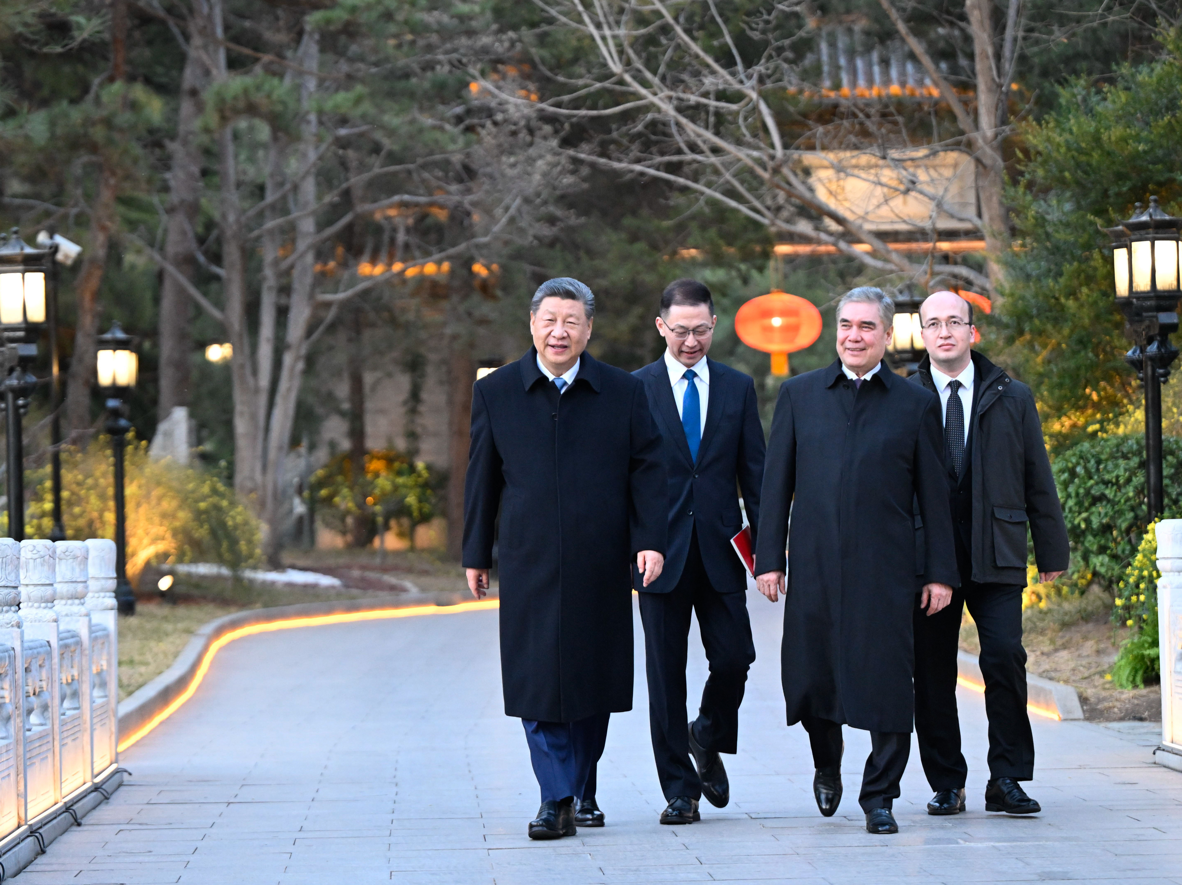 2026年3月18日，國家主席習(xí)近平在北京會(huì)見土庫曼斯坦民族領(lǐng)袖、人民委員會(huì)主席別爾德穆哈梅多夫。